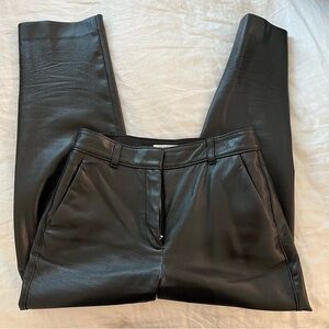 Aritzia Babaton Command Pant Leather (Vegan Leather)